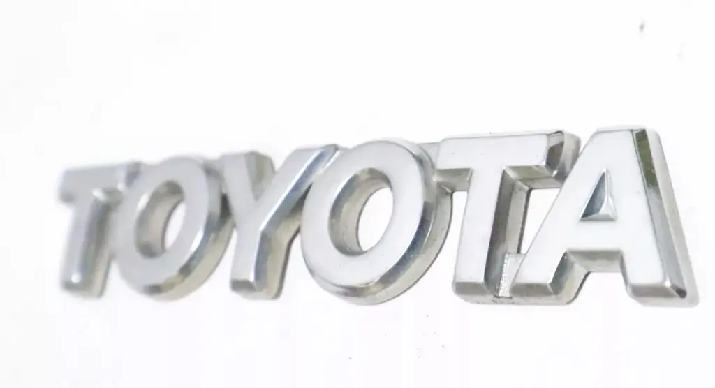 Емблема напис Toyota (Хром) 94х19 мм (на скотчі) 75441-02060 - фото 2