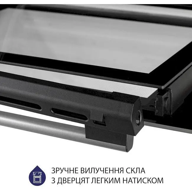 Духова шафа Minola EOD 675 Dove Gray Сірий - фото 10