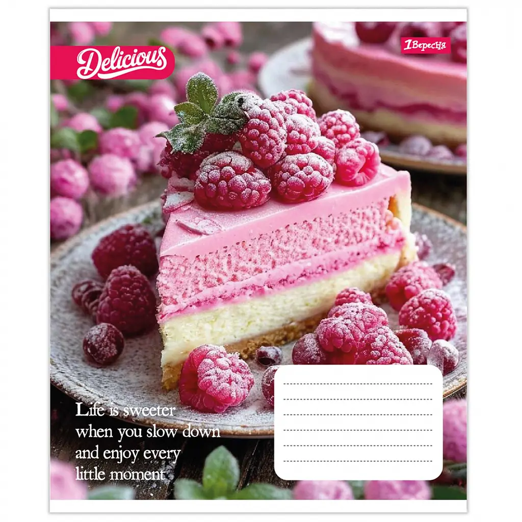 Зошит шкільний 1Вересня Cake А5 24 аркушів клітинка 20 шт. (769140) - фото 4