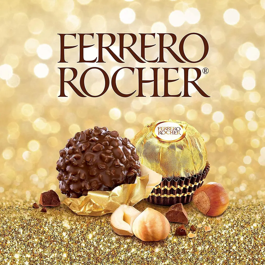 Шоколадні цукерки Ferrero Rocher 375g у коробці (30шт.) - фото 3