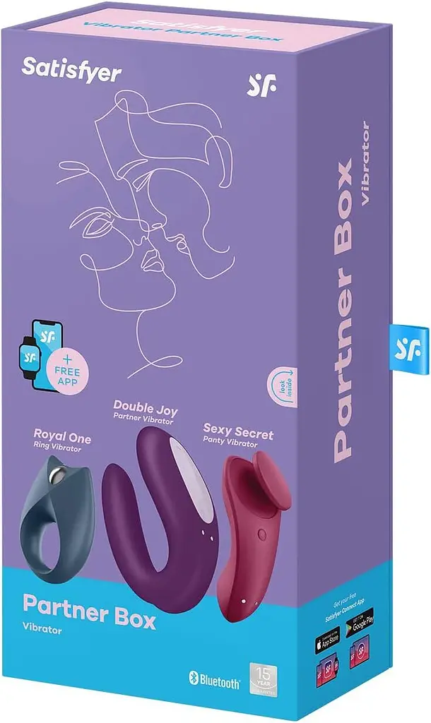 Набір Satisfyer Partner Box 3 (Double Joy, Sexy Secret + Royal One) Satisfyer IG018515; SX1215 99402 - фото 8