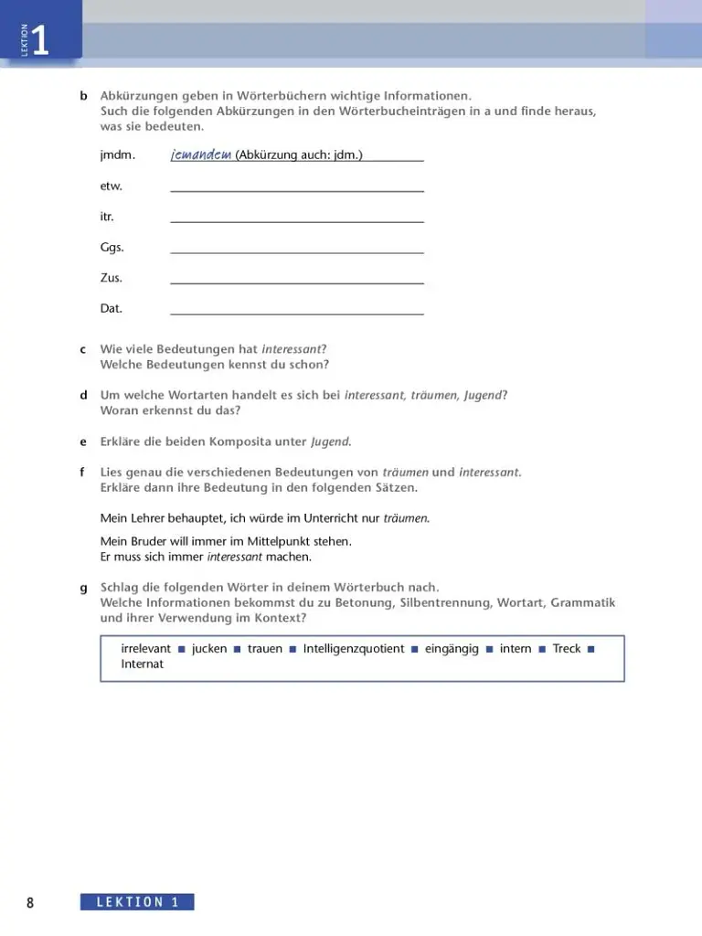 Ausblick: Arbeitsbuch 1 mit eingelegter Audio-CD - фото 8