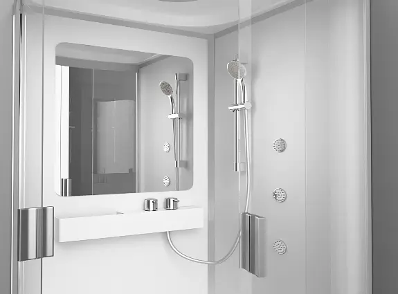 Гідромасажний бокс Am Pm Like 90x90 W80C-019-090MTA - фото 7