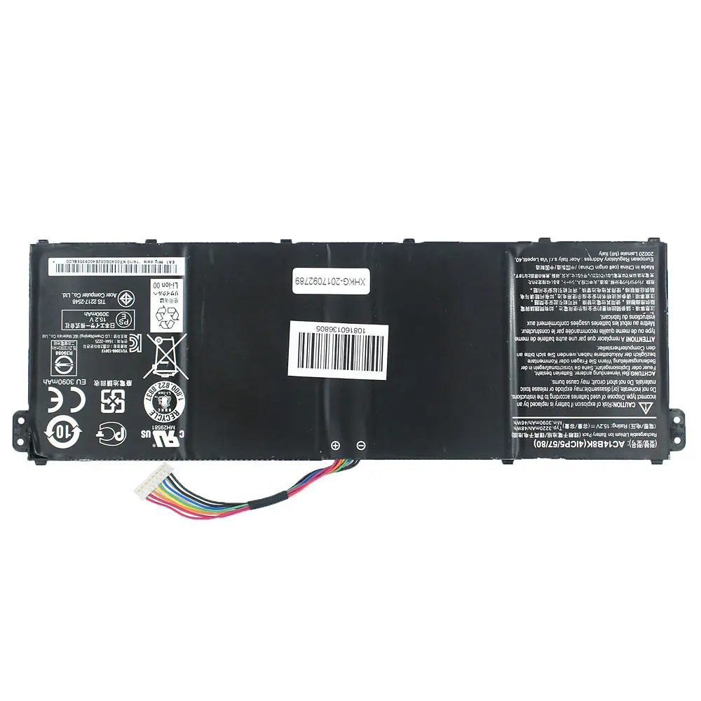 Акумулятор Acer AC14B8K (Aspire E5-771, ES1-511, V3-371 series) 15.2V 48Wh, Black - фото 3