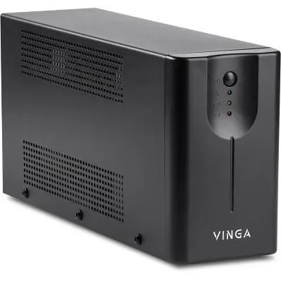 Пристрій безперебійного живлення Vinga LED 800VA metal case (VPE-800M) - фото 2