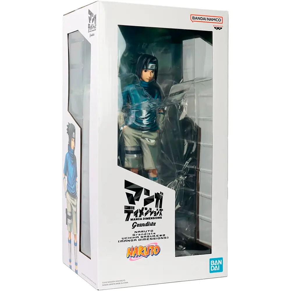 Фігурка NARUTO SHIPPUDEN Uchiha Sasuke 2 - Grandista (Manga Dimensions) (Наруто) - фото 5