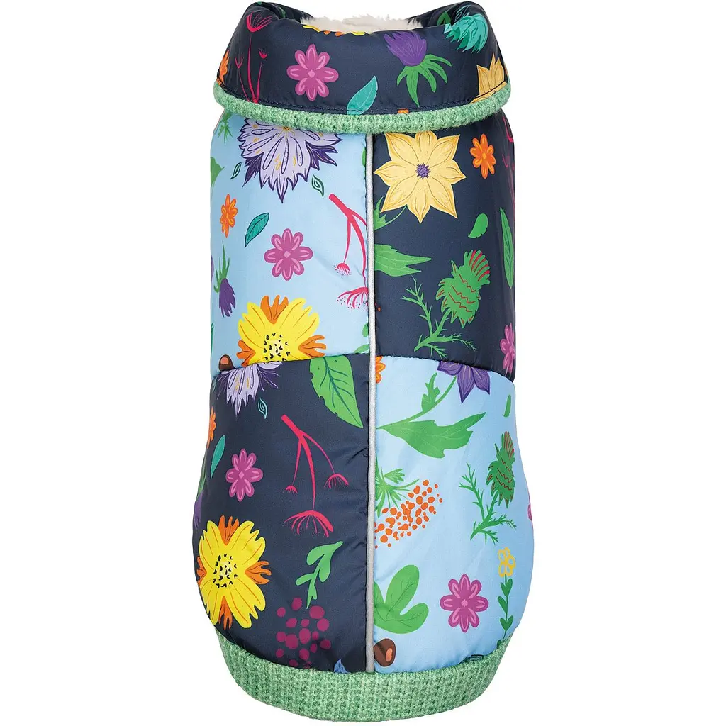Жилет для собак Pet Fashion Grass M мятный с авторским принтом - фото 1