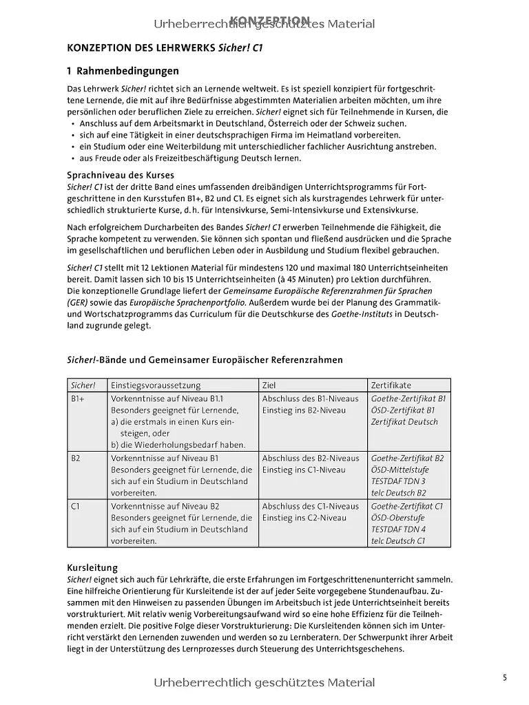 Sicher! C1.1 Lehrerhandbuch - фото 5