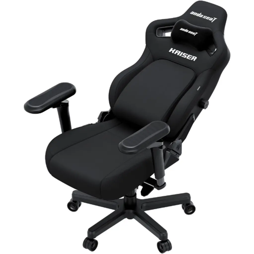 Геймерське крісло Anda Seat Kaiser 4 V2 карбонова тканина розмір XL чорне (AD12YDDC-XLL-20-B-CF-03) [167645] - фото 6