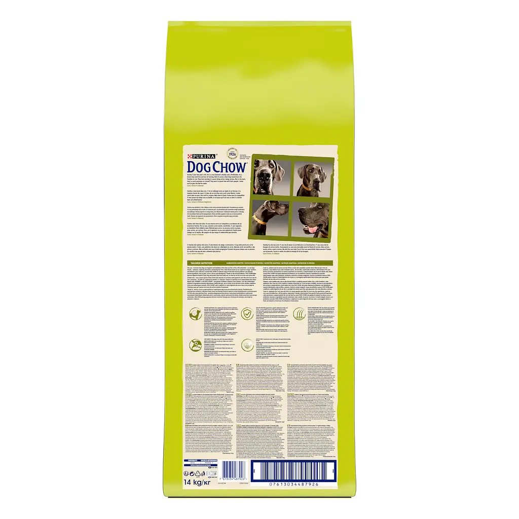 Сухой корм для собак больших пород Dog Chow Large Breed Adult 2+, с индейкой, 14 кг - фото 3