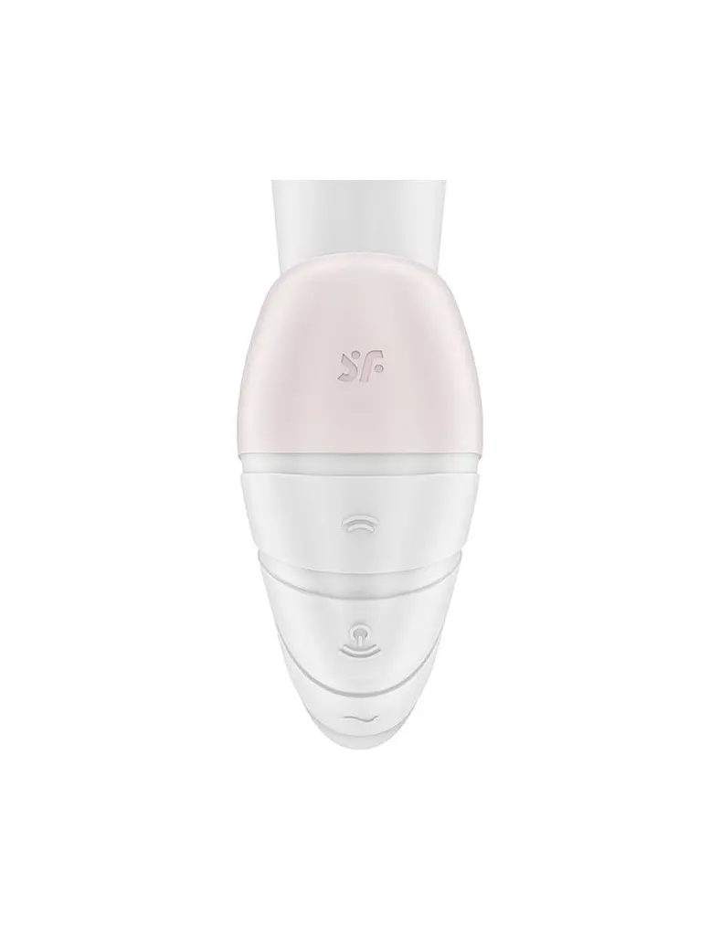 Вібратор Satisfyer Supernova з вакуумно-хвильовим стимулятором клітора, 16.9х3.7 см білий - фото 3