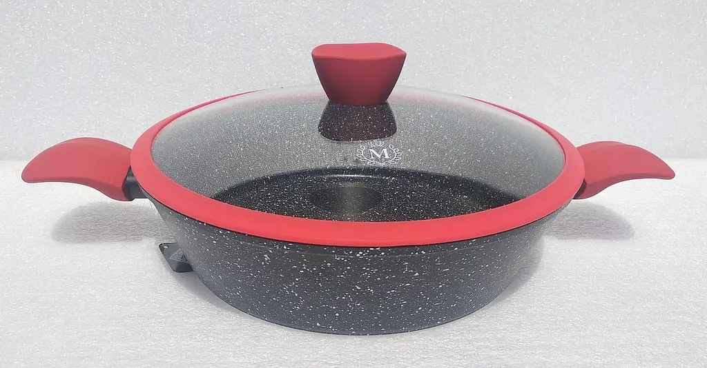 Сотейник Meisterklasse MK-1051 black marble 28см 3,6л