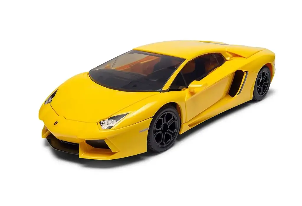 Конструктор Airfix автомобиль QUICKBUILD Lamborghini Aventador Yellow J6026 - фото 2