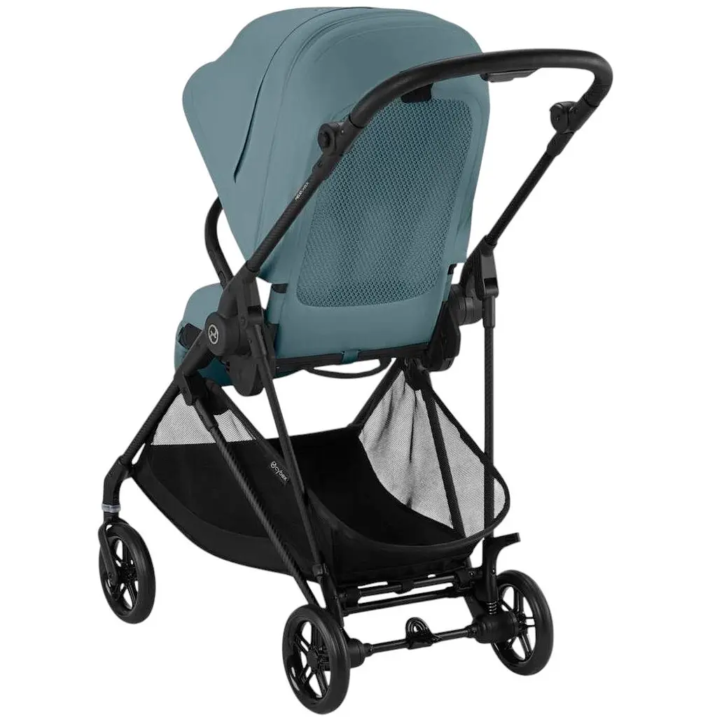 Коляска Cybex Melio Carbon Stormy Blue з бампером (525000019) - фото 6