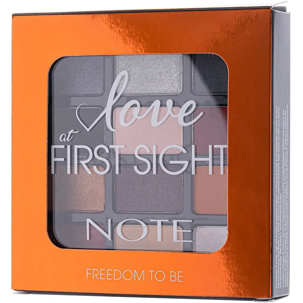 Палетка теней Note Cosmetique Love At First Sight Eyeshadow Palette №203 (Freedom to Be) 15.6 г - фото 5
