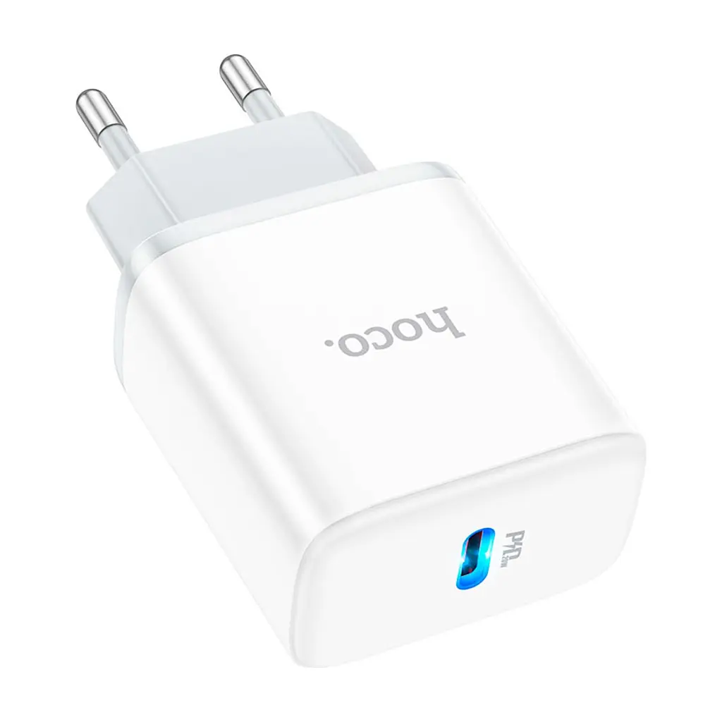 Зарядний пристрій HOCO C104A Stage USB-C PD20W White (6931474782892) - фото 4