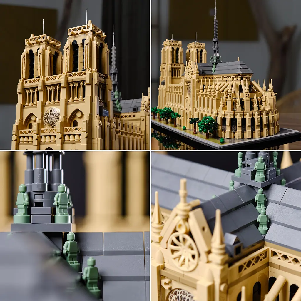 Конструктор LEGO Architecture Нотр-Дам-де-Пари 4383 детали (21061) - фото 13