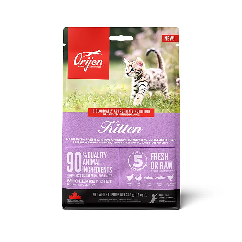 Сухий корм для кошенят Orijen Kitten з м'ясом та рибою 340 г o71884