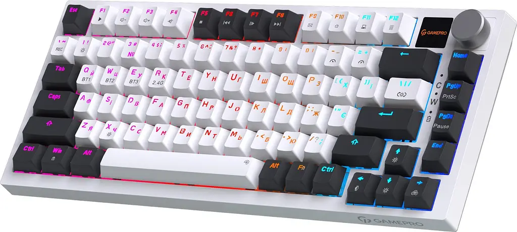 Клавіатура GamePro MK160D Pro QLAB Sakura Switch White (MK160-W-D-QS-PRO) - фото 2