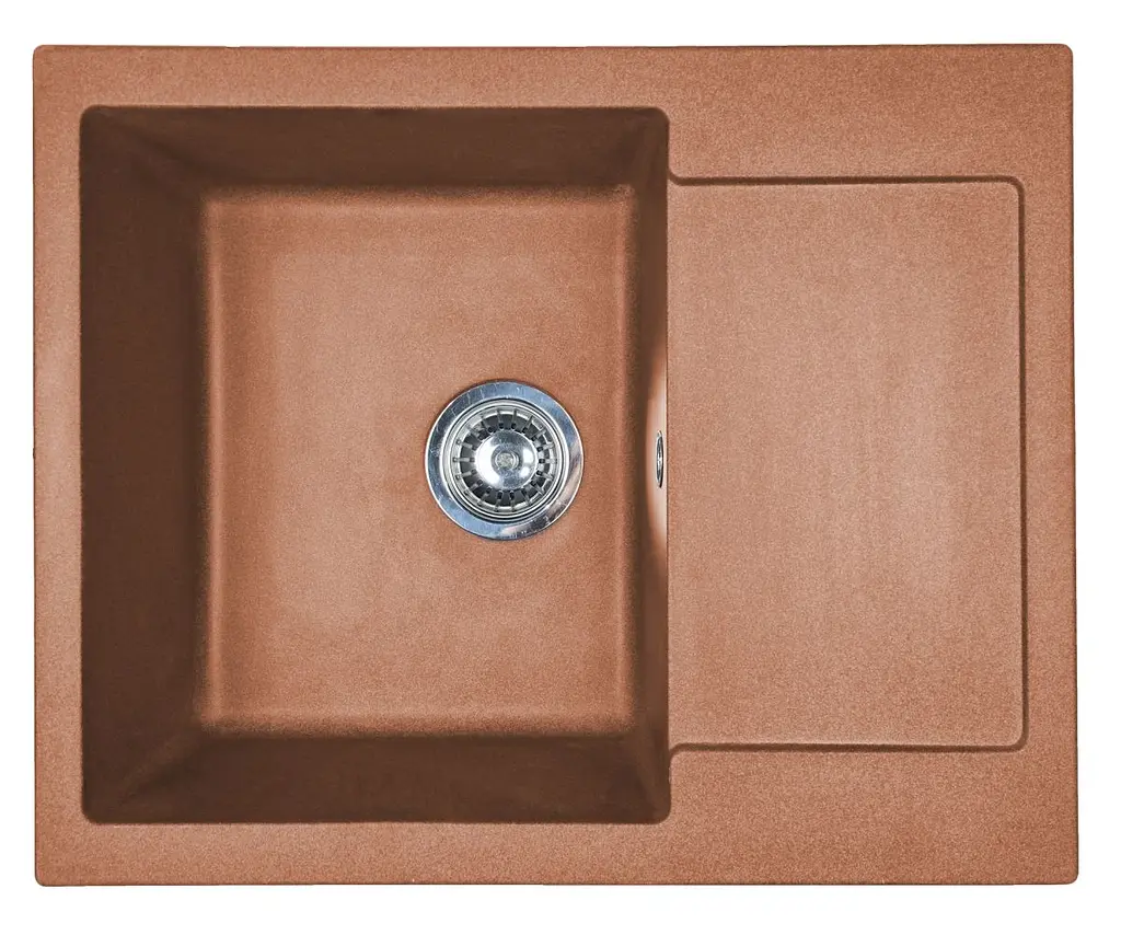 Кухонна мийка Adamant MINIMAL terra-cotta 615x495x200 мм, з крилом 61,5 см - фото 3