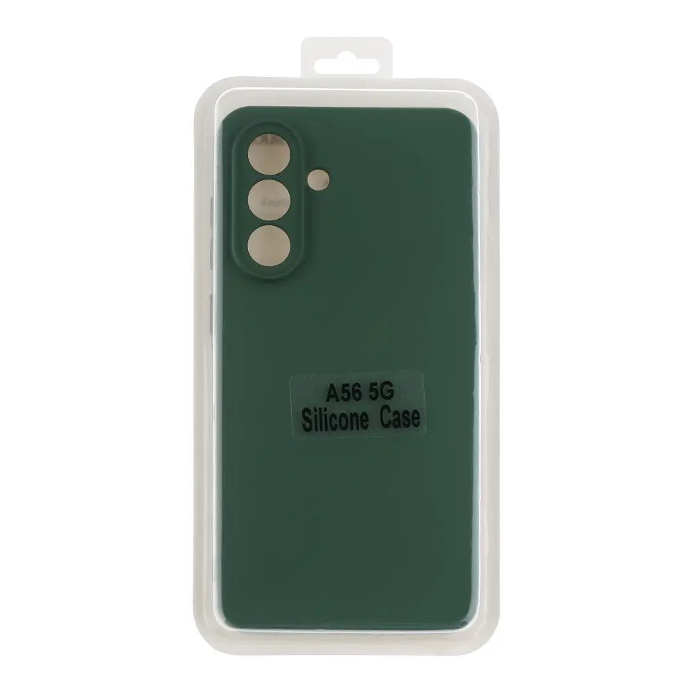 Чохол Silicone Cover з рамкою камери A Samsung Galaxy A56 5G A566 Dark Green (36975_3609714) - фото 2