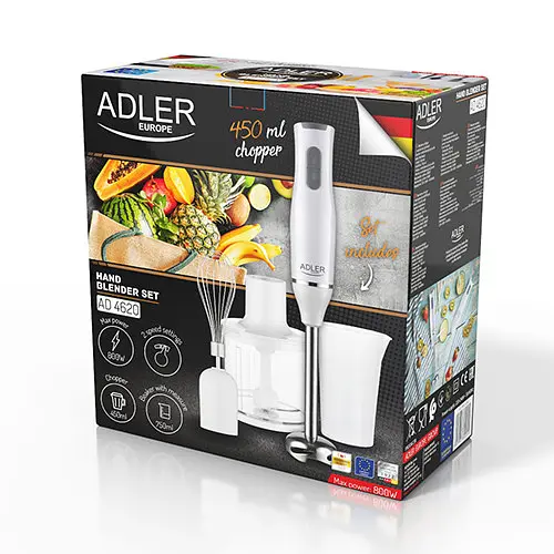 Блендер Adler AD 4620 3 в 1 White - фото 10