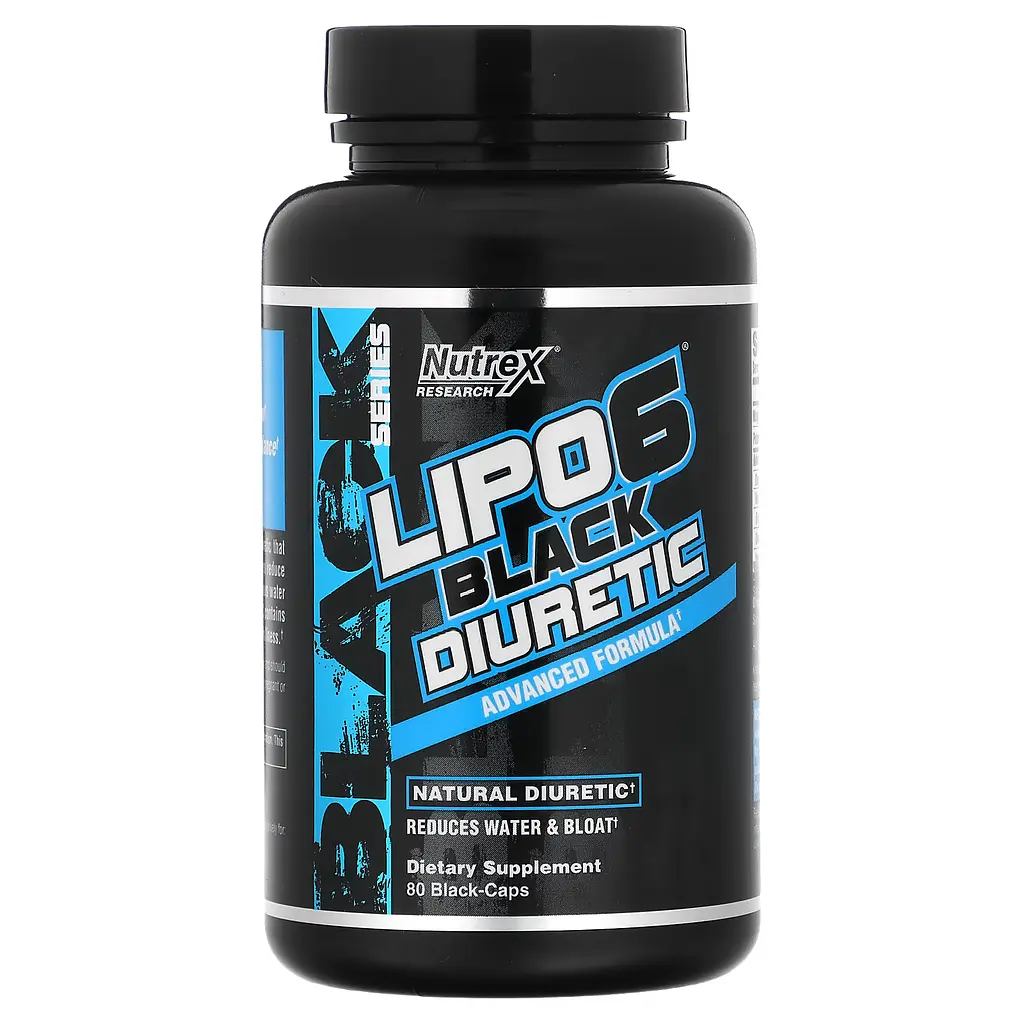 Діуретик - Сечогінний Засіб Lipo-6 Black Diuretic - 80 капсул - фото 3