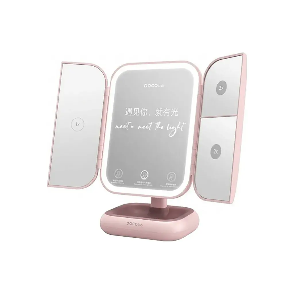 Дзеркало Xiaomi Folding Mirror Standart Edition Pink (FD001)