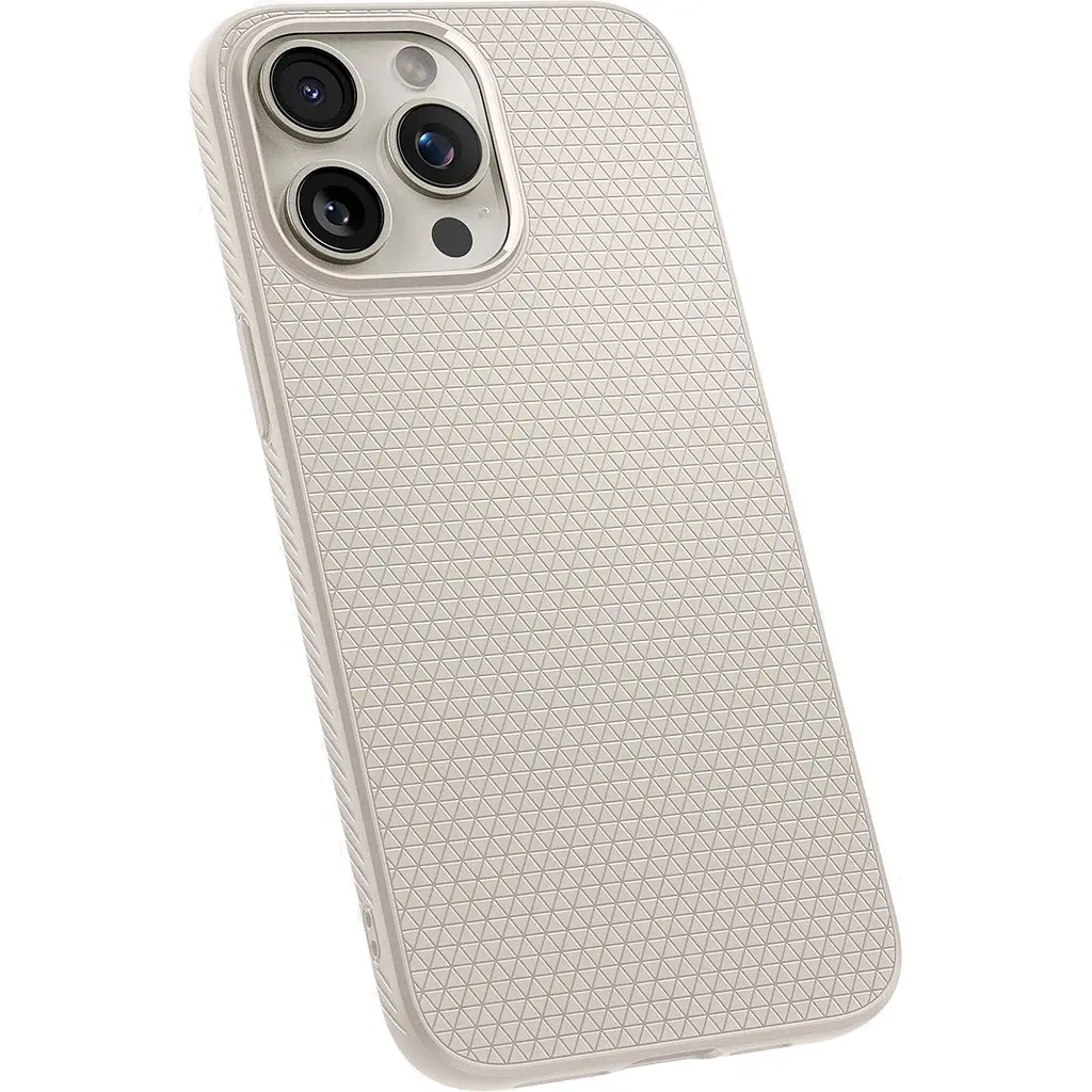 Чохол Spigen Liquid Air Case для Apple iPhone 15 Pro Natural Titanium [ACS07217] [100292] - фото 4