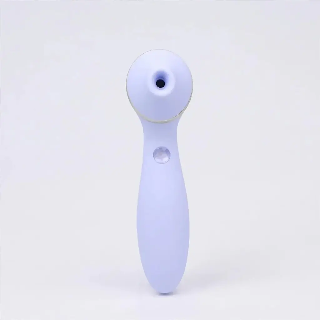 Вакуумный вибратор KisToy Polly Plus Purple с подогревом - фото 3