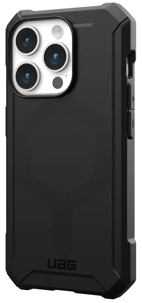 Оригінальний протиударний чохол для iPhone 15 Pro Max UAG Essential Armor MagSafe Black (114296114040) силіконовий - фото 10