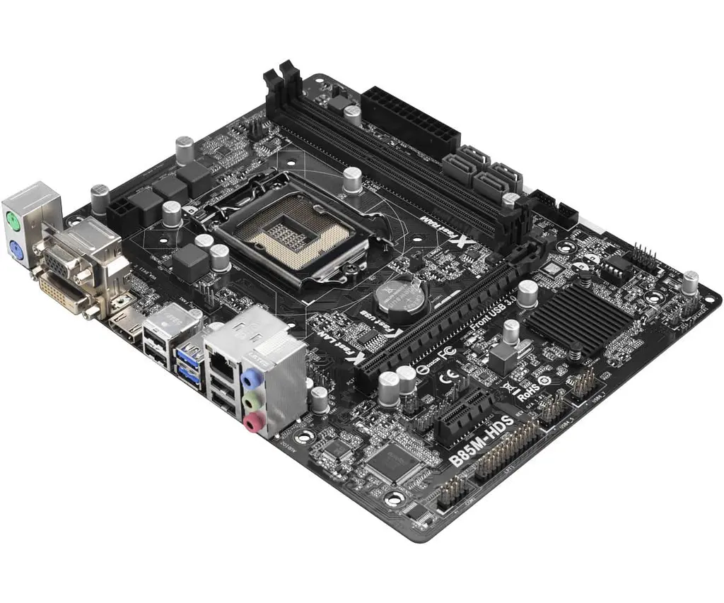 Материнская плата ASRock B85M-HDS (B85M-HDS) Б/у - фото 2