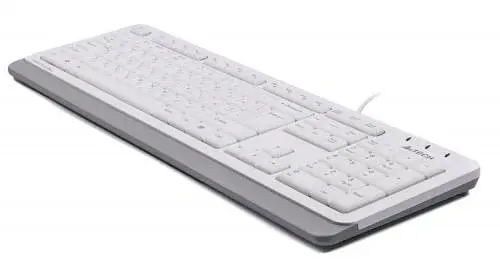 Клавіатура FKS10 "Fstyler", White/Grey A4Tech teh0020596 - фото 3