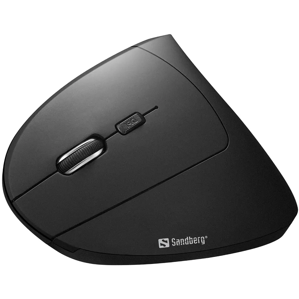 Мишка Sandberg Wired Vertical Mouse Pro 2400 dpi6 кнопок 1.5м чорна - фото 2