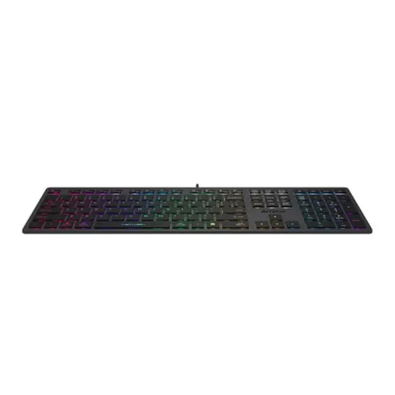 Клавіатура A4Tech FX60H USB Grey Neon backlit (4711421978309) - фото 4