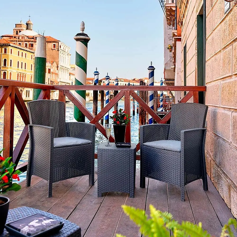 Набір садових меблів Bica Lido terrace графіт - фото 2