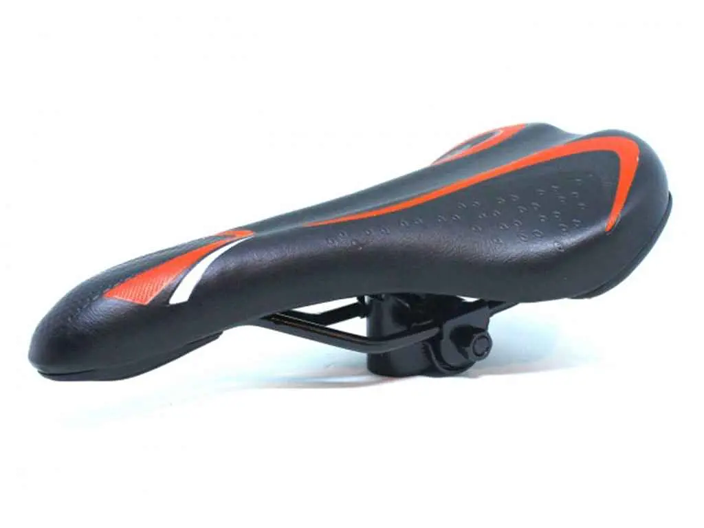 Сідло KELB.BIKE спортивне з червоною полоскою TY-SD-7115