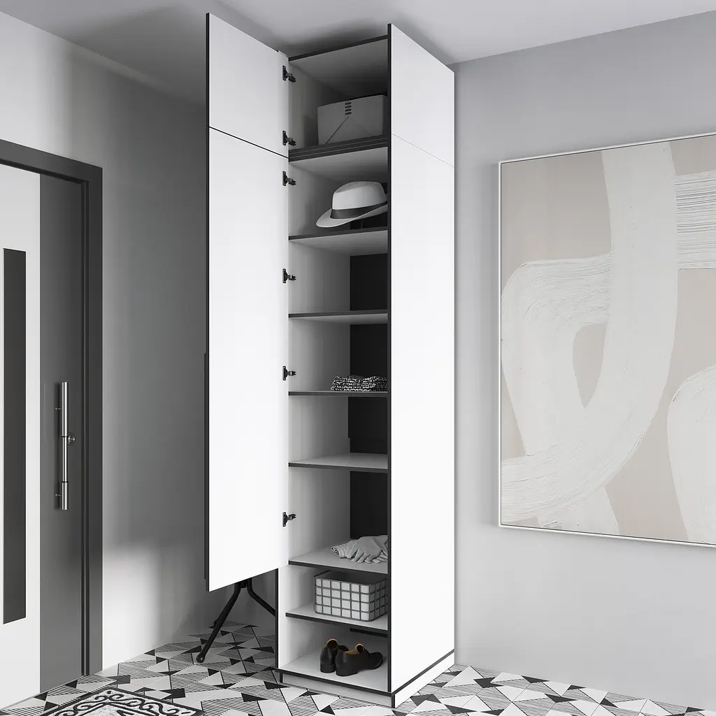 Пенал для дома Flamecame с полками в прихожую FR-01 Кверкус - фото 4