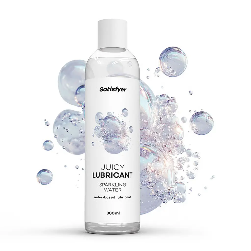 Лубрикант на водній основі Satisfyer Juicy Lubricant Sparkling Water water based 300 мл - фото 2