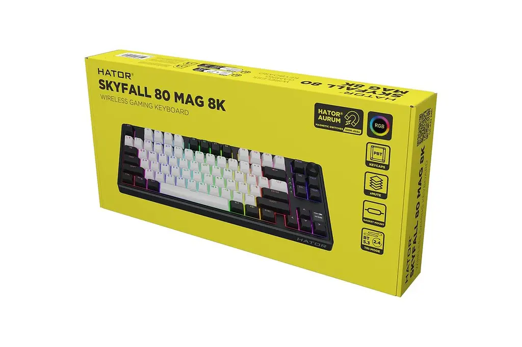 Клавиатура беспроводная Hator Skyfall 80 MAG Ultima 8K Wireless Белый/Черный (HTK3880UA) - фото 6