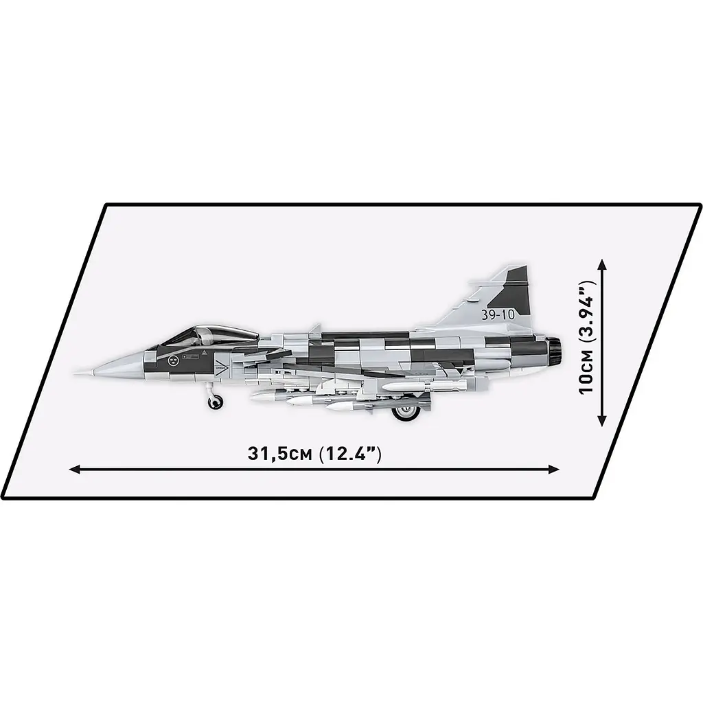 Конструктор Cobi Літак SAAB JAS 39 Gripen E 480 деталей (COBI-5820) - фото 7