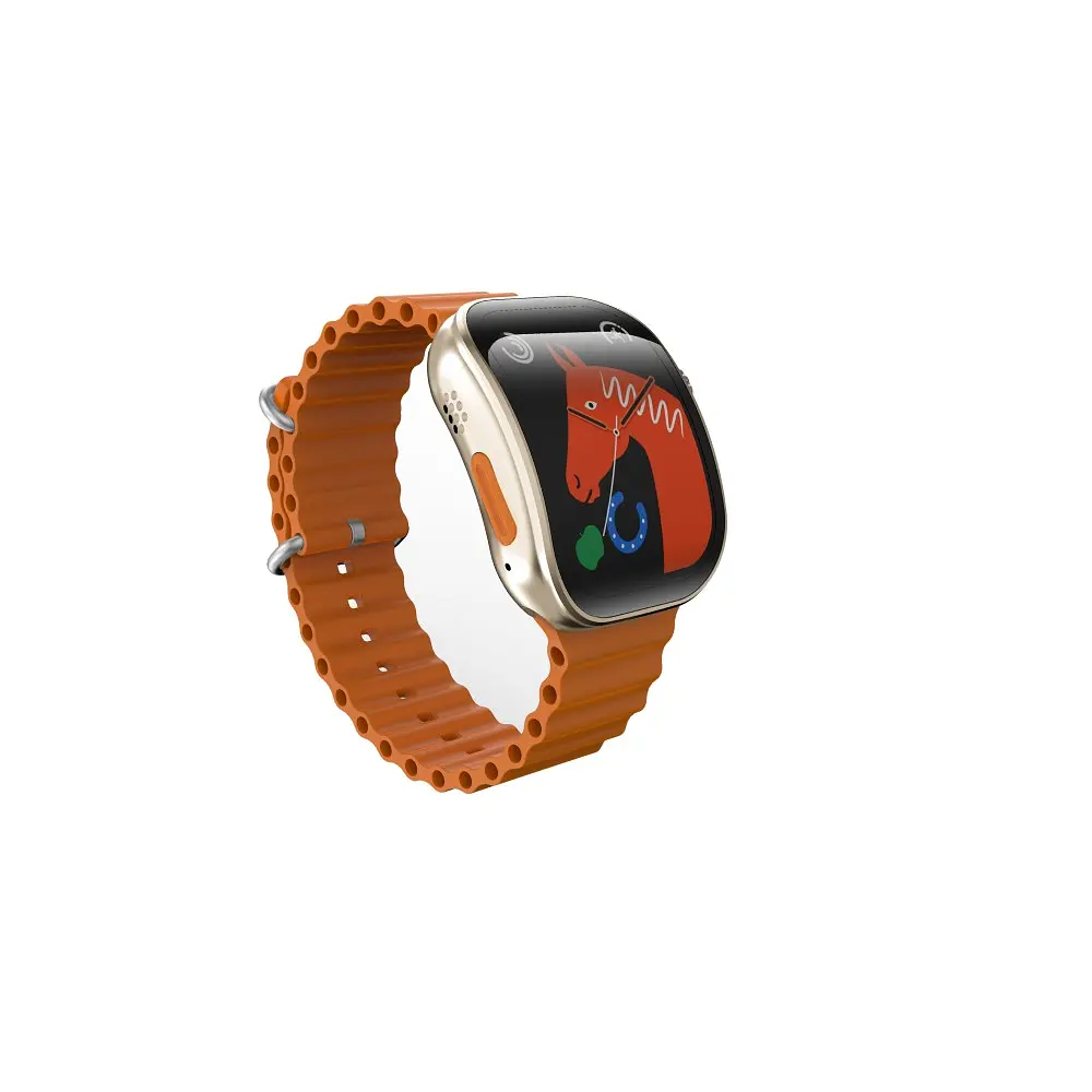 Смарт-годинник W&amp;O X10 Ultra 3 49mm. 300 mAh. IP67 Gold - фото 12