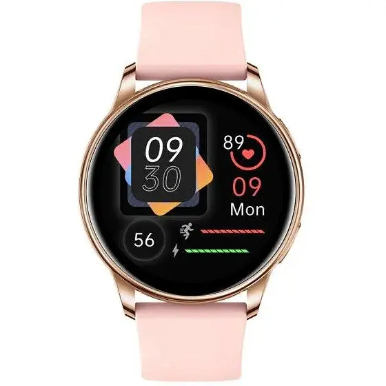 Розумний смарт-годинник Uwatch Smart Melisia 2 ремінці Gold Rubber - фото 2