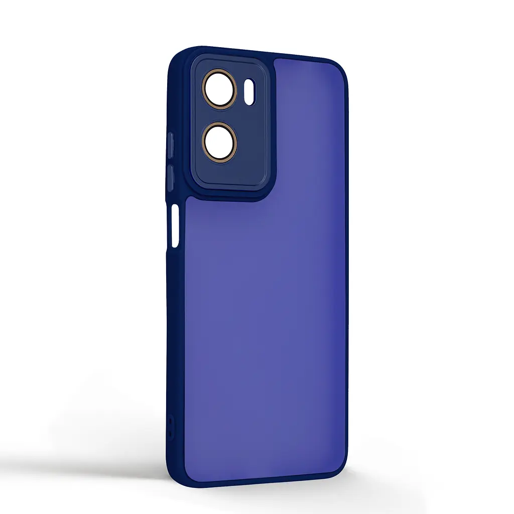 Защитный чехол для Motorola G05/E15, синий, ShadeX, противоударный, матовый, панель PC+TPU, защита всего корпуса, амортизация ударов при падении, ArmorStandart (ARM83015) - фото 2