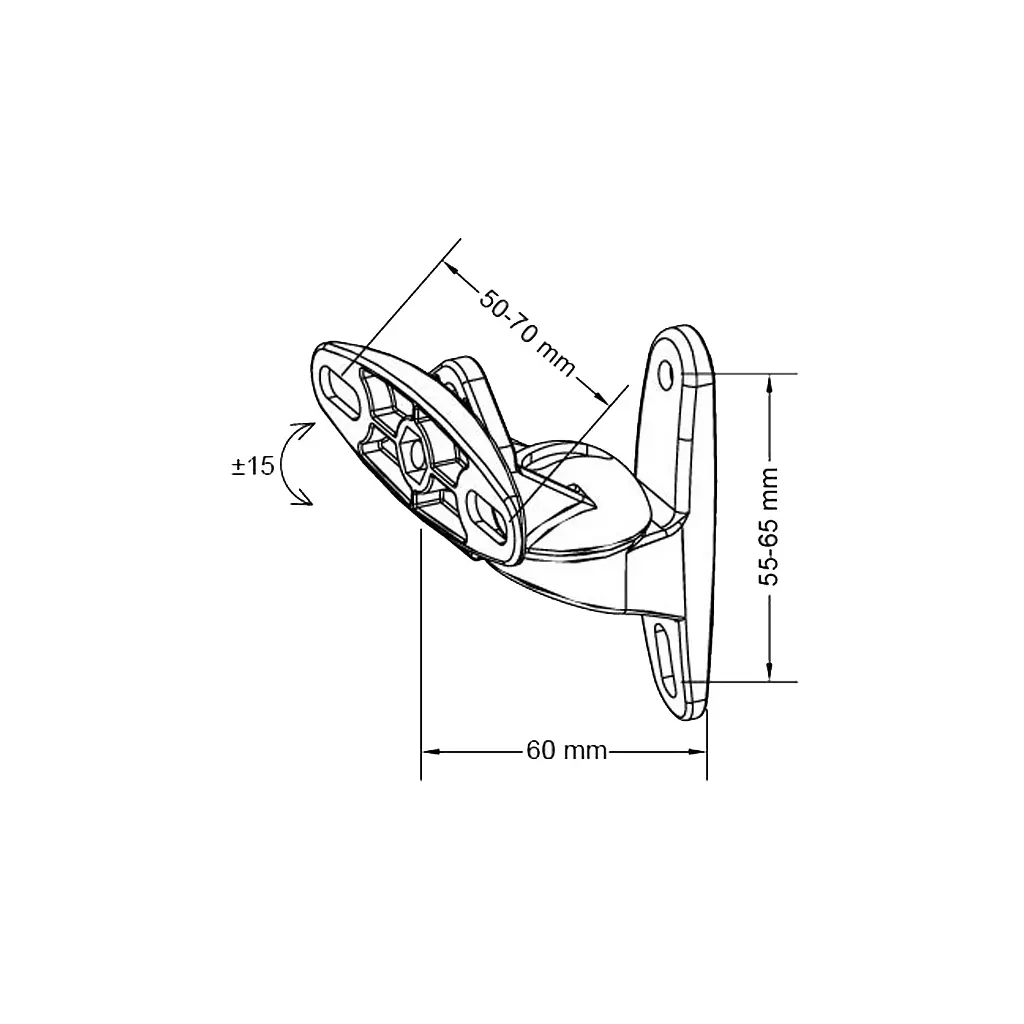 Кронштейн до акустики Walfix SM-1B - фото 2