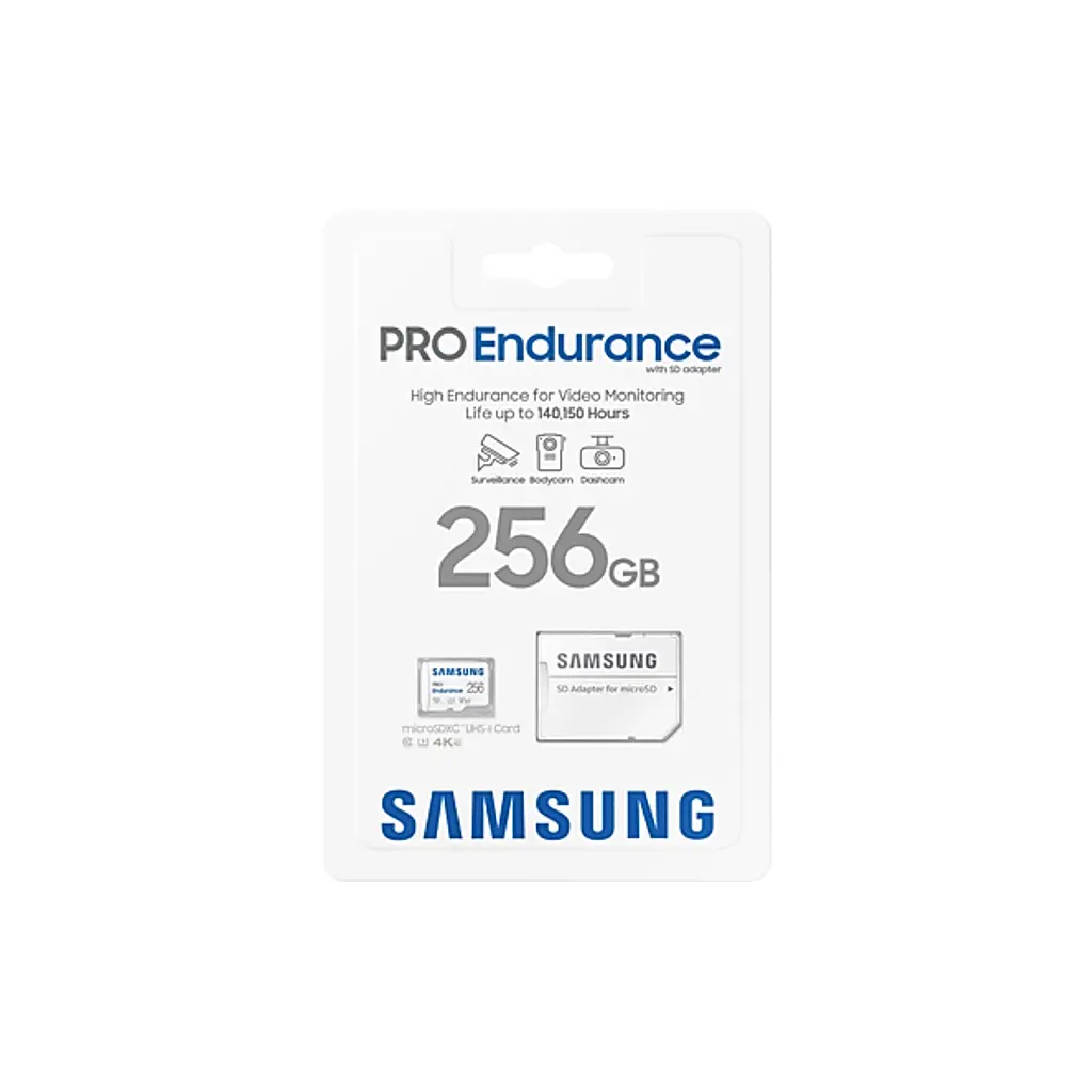 Карта пам'яті Samsung 256GB microSDXC class 10 UHS-I U3 V30 Pro Endurance (MB-MJ256KA/EU) - фото 8