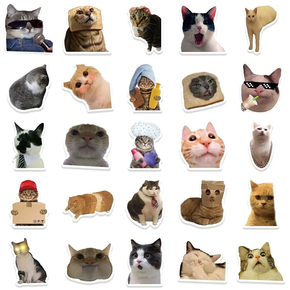 Стікерпак GeekLand Kitties 50 штук - фото 2