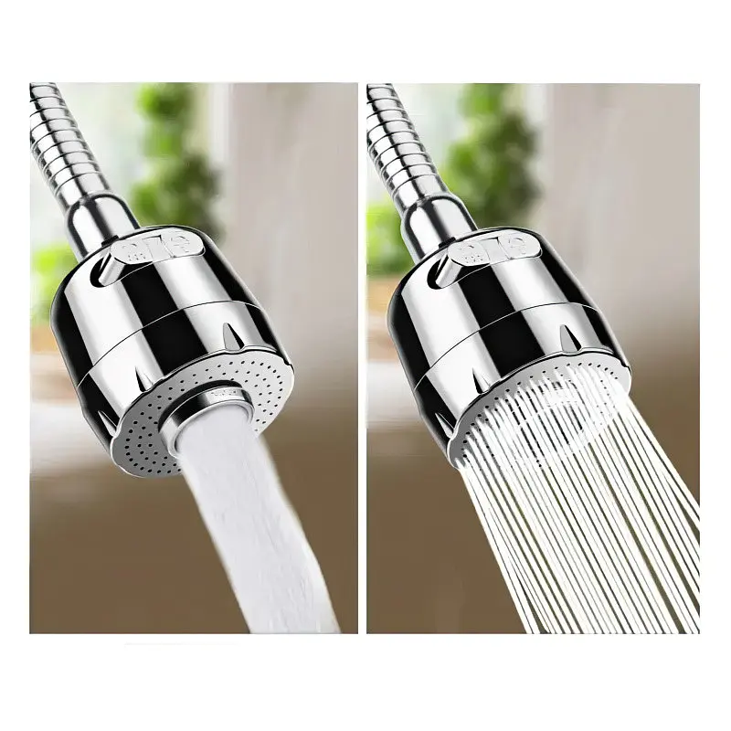 Аэратор на кран Faucet Pressurized с переходником 21–23 мм, 2 режима, поворот 360° - фото 9