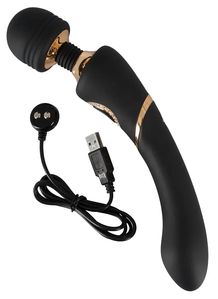 Вібромасажер Cleopatra Wand Massager чорний - фото 5
