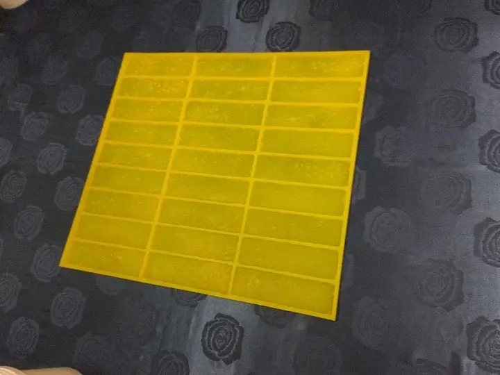 Гибкая полиуретановая форма для изготовления декоративного кирпича A.N.B. "ТРАВЕРТИН" на 27 плиток - фото 4